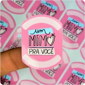Adesivo com espaço para Escrever - Mimo Pra Você