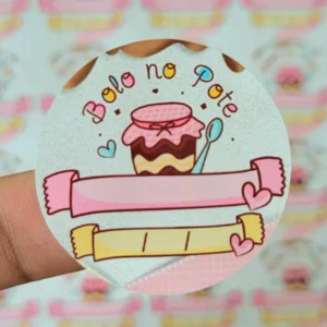 Adesivo Bolo no Pote