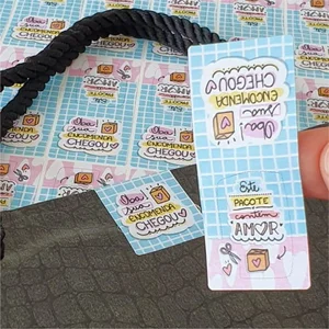 Lacre Este pacote contém amor e Sua encomenda chegou