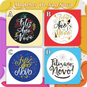 Adesivos de Ano Novo