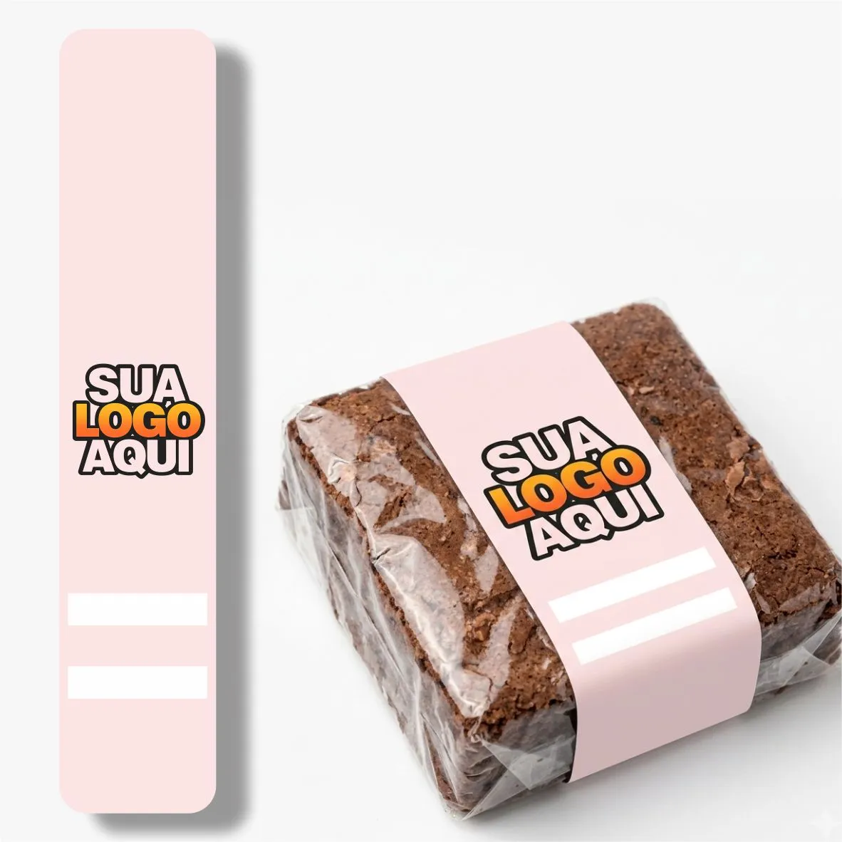Lacre Adesivo Cinta para Brownie 20×4 cm