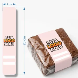 Lacre Adesivo Cinta para Brownie 20x4 cm