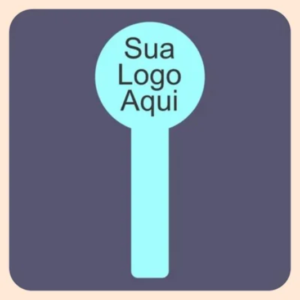 Lacre Adesivo com Sua Logo 7x3cm - Modelo C