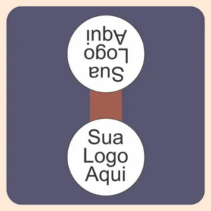Lacre Adesivo com Sua Logo 7x3cm - Modelo A