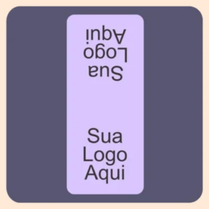 Lacre Adesivo com Sua Logo 7x3cm - Modelo B